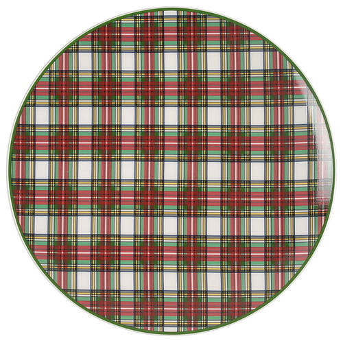 Happy Holidays Salad Plate