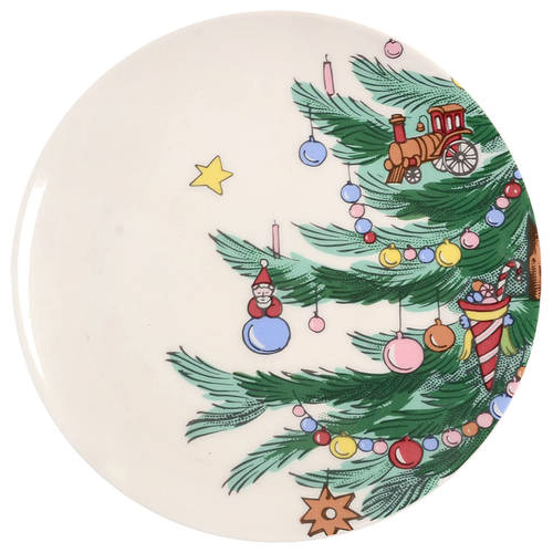 Happy Holidays Accent Salad Plate