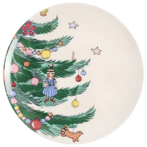 Happy Holidays Accent Salad Plate