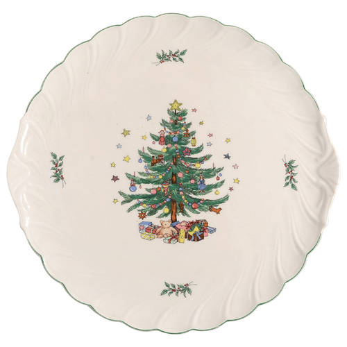 Happy Holidays 12" Party/Serving Plate by Nikko