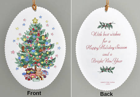 Happy Holidays Ornament by Nikko