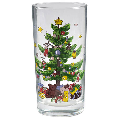 Happy Holidays Glassware Highball by Nikko