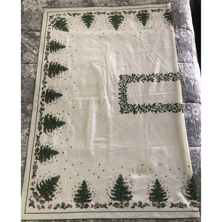 Happy Holidays 82" x 124" Rectangular Tablecloth