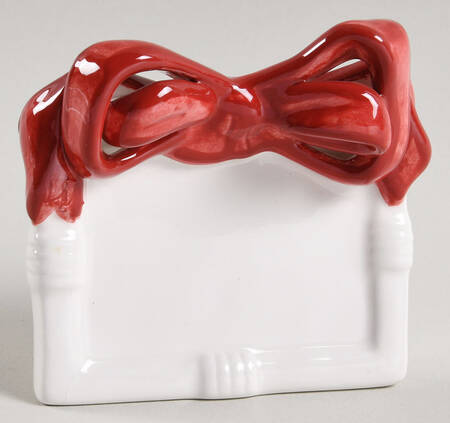 Happy Holidays Figural Placard/Place Card by Nikko