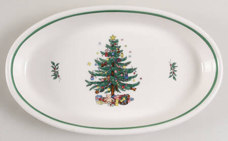 Happy Holidays 13" Oval Serving Platter
