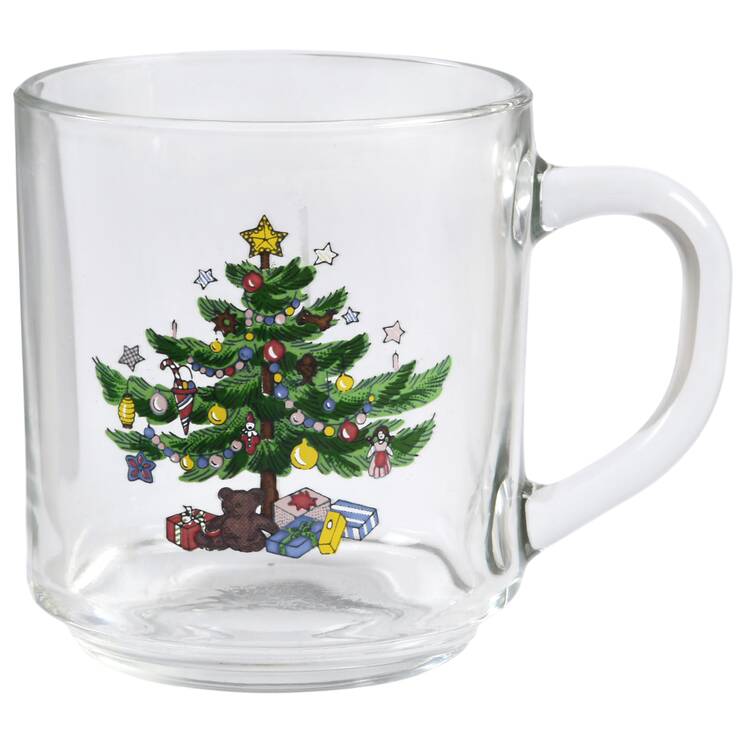 Happy Holidays Glassware Mug