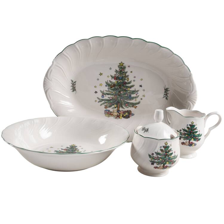 Happy Holidays 5 Piece Hostess Set