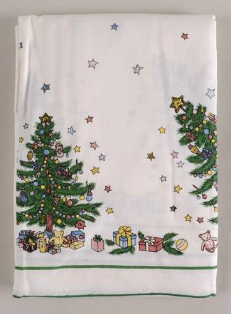 Happy Holidays 60" x 84" Rectangular Tablecloth