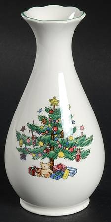 Happy Holidays Bud Vase by Nikko