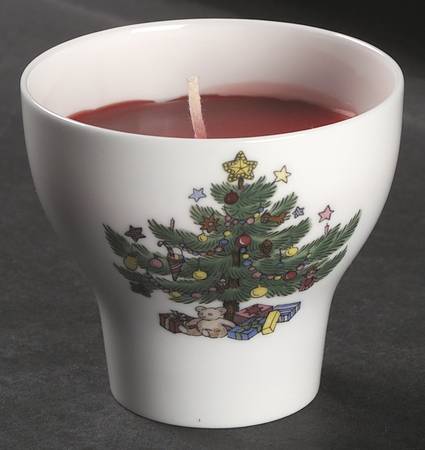 Happy Holidays Bone Candle Lantern with Candle by Nikko