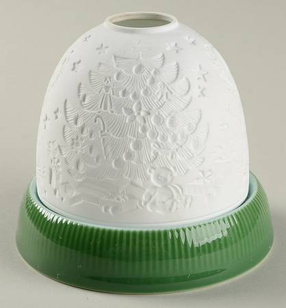 Happy Holidays Lithophane Candle Votive