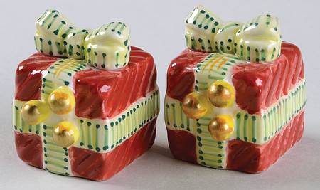Happy Holidays Individual Salt & Pepper Set