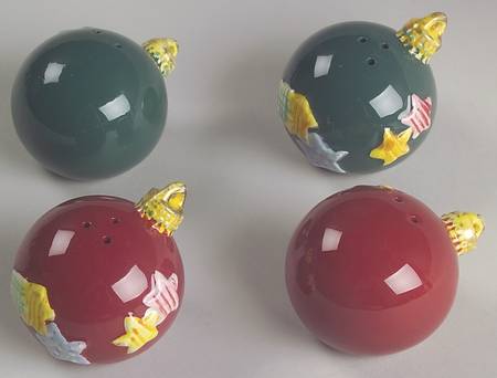 Happy Holidays (Set of 2) Figural Salt and Pepper Set
