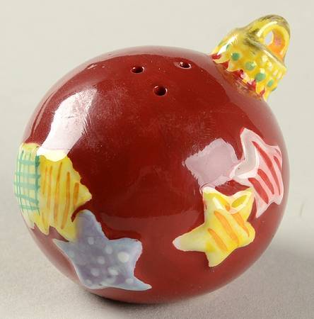 Happy Holidays Figural Pepper Shaker