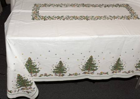 Happy Holidays 60" Square Tablecloth