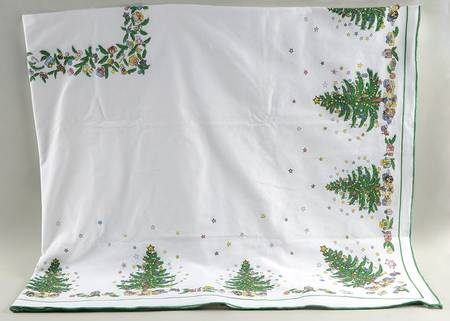 Happy Holidays 63" x 101" Rectangular Tablecloth
