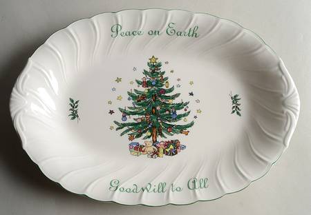 Happy Holidays 14" Sentiment Platter
