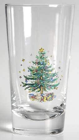 Happy Holidays 12 Oz Glassware Highball