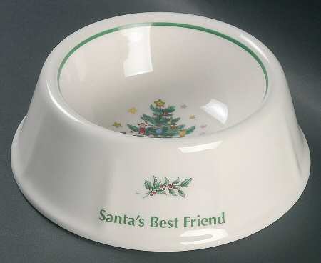 Happy Holidays Dog Bowl by Nikko