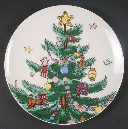 Happy Holidays Accent Salad Plate