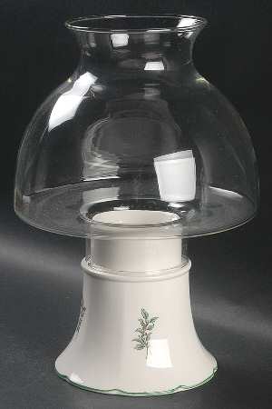 Happy Holidays Hurricane Lamp & Globe by Nikko