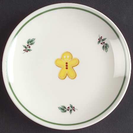 Happy Holidays Canape Plate