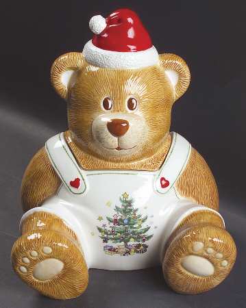 Happy Holidays Figural Candy Box & Lid