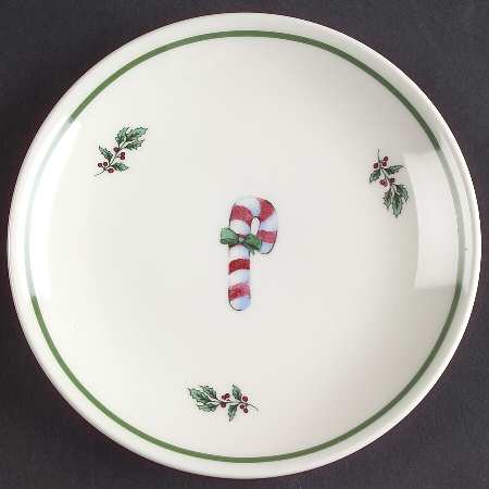 Happy Holidays Canape Plate