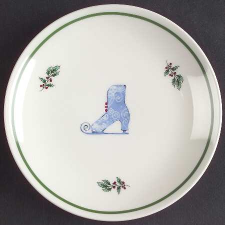 Happy Holidays Canape Plate
