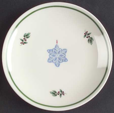 Happy Holidays Canape Plate