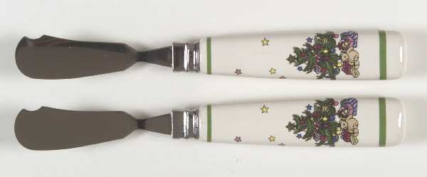 Happy Holidays Cheese Spreader - Set of 2 by Nikko