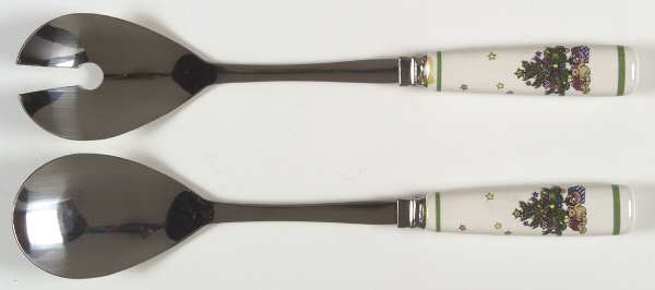 Happy Holidays (2 Piece) Salad Set with Stainless Bowl by Nikko