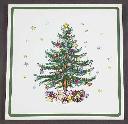 Happy Holidays Trivet by Nikko