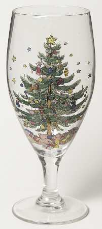 Happy Holidays 16 Oz Glassware Iced Tea by Nikko