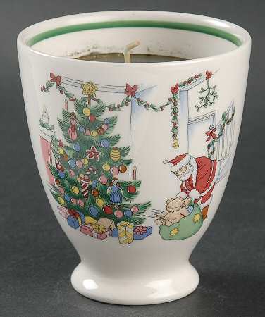 Happy Holidays Votive Candleholder by Nikko