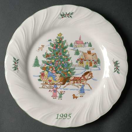 Happy Holidays 1995 Collector Plate