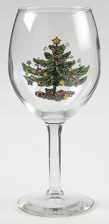 Happy Holidays 8 Oz Glassware Goblet