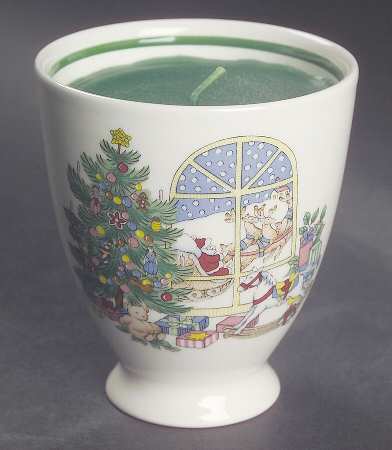 Happy Holidays Votive Candleholder by Nikko