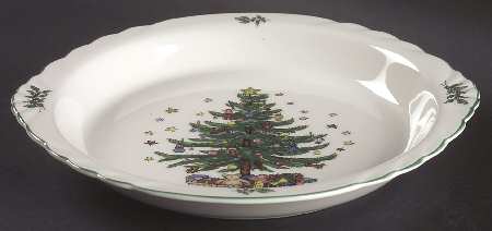 Happy Holidays Pie Serving Plate by Nikko