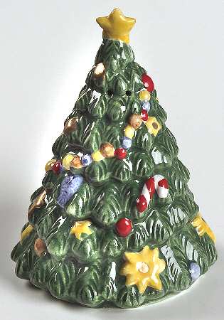Happy Holidays Figural Pepper Shaker