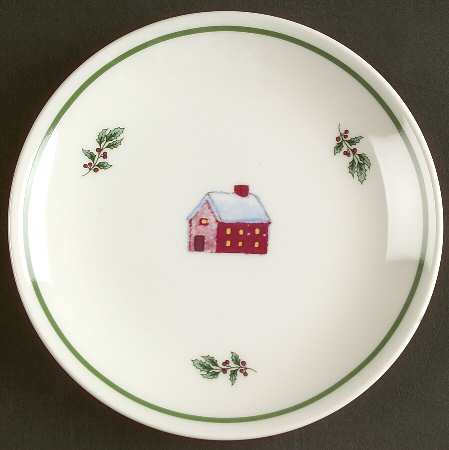 Happy Holidays Canape Plate