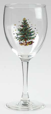 Happy Holidays 10 Oz Glassware Goblet by Nikko