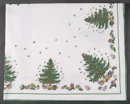Happy Holidays 52" x 70" Rectangular Tablecloth
