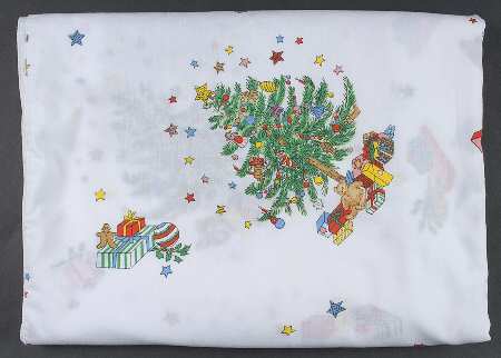 Happy Holidays 60" X 82" Rectangular Tablecloth