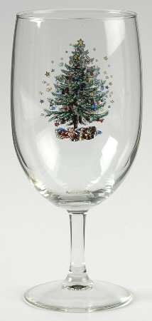 Happy Holidays All Purpose Glassware Goblet by Nikko
