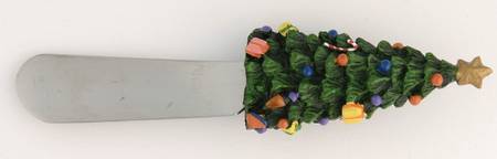 Happy Holidays Figural Cheese Spreader by Nikko