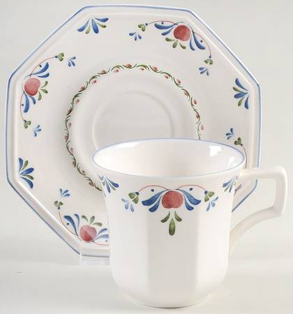 Hillsdale Flat Cup & Saucer Set