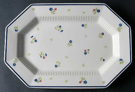 Homespun 13" Oval Serving Platter