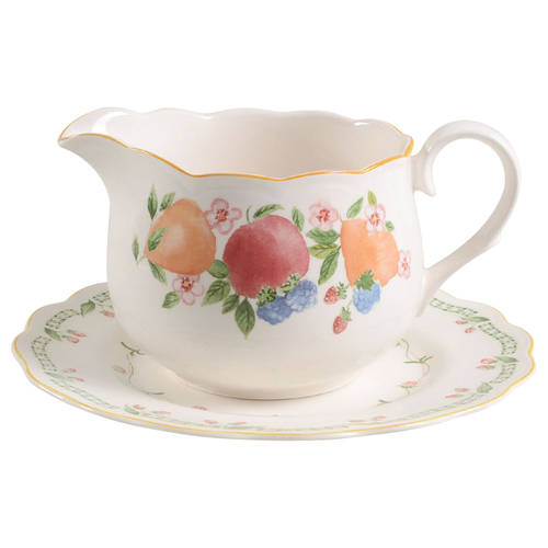 In Season Round Gravy Boat & Bread and Butter Stand