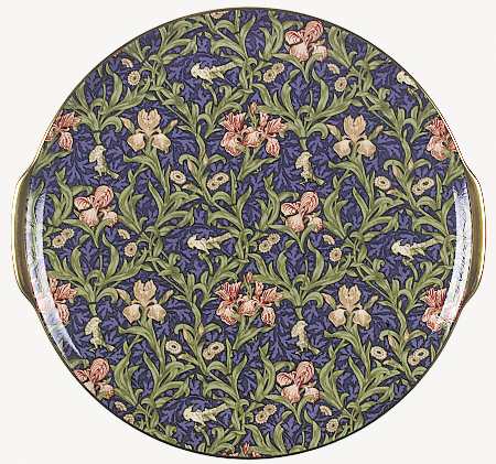 Iris Handled Cake Plate
